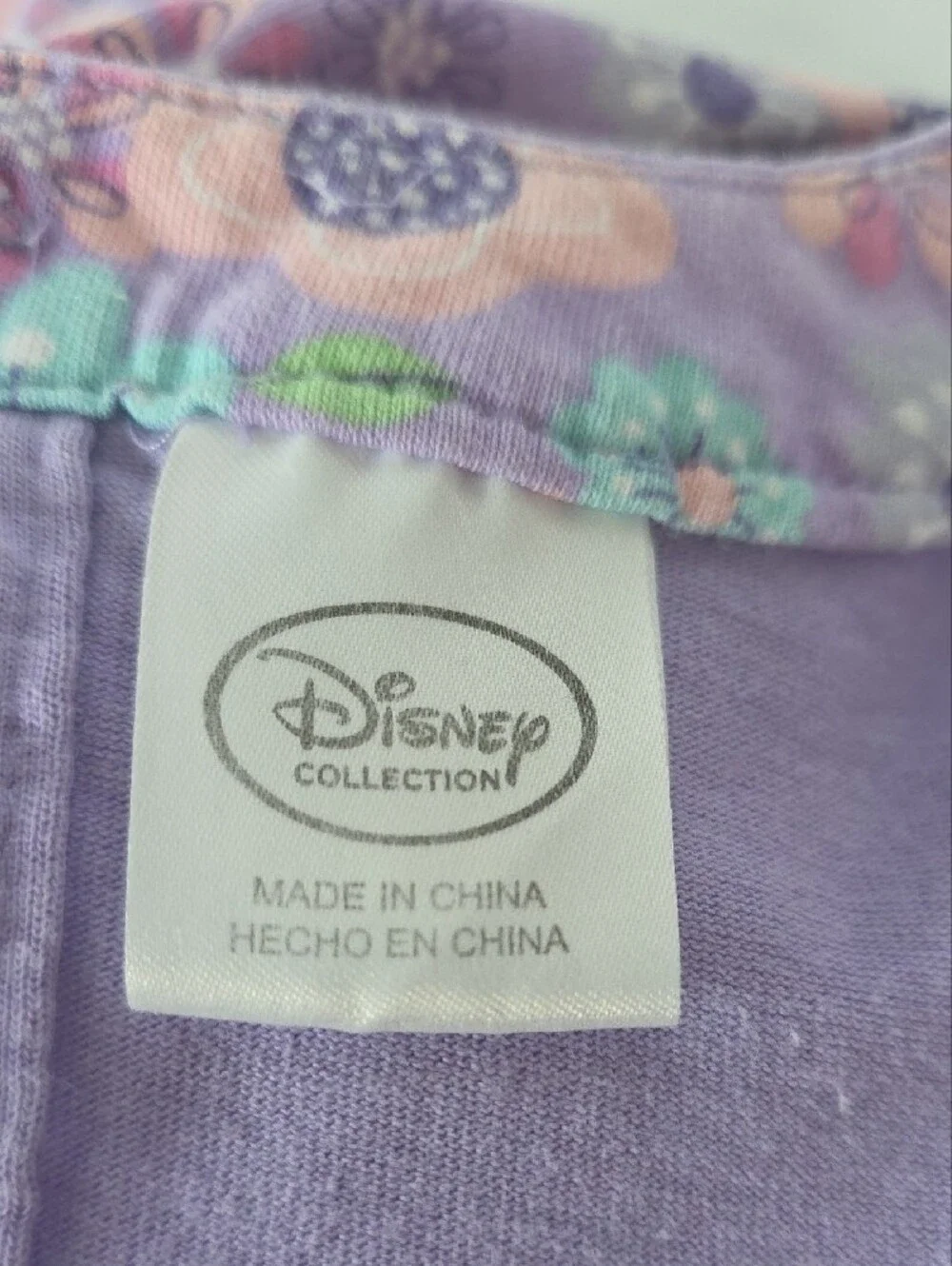 Disney's Sofia The First Purple and Pink Floral Dress with Character Patch
